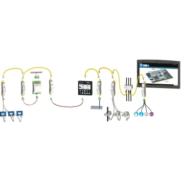 DIRIS Digiware Uac - Medida y gestión de energía - EXPLODED_VIEW_EXT